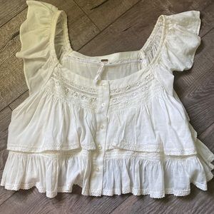 White Free people top